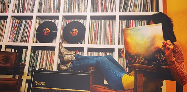I couldn’t do without my record collection and hi-fi