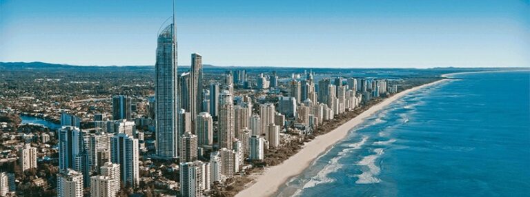 Australia’s Gold Coast on a sunny day