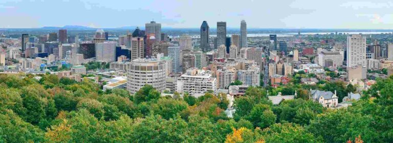 Montreal day view panorama