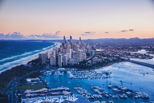 Aerial view of Queensland, Australia