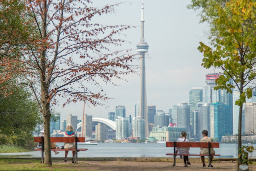 Skyline view from Toronto, Canada