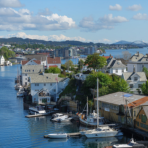 city of Haugesund in norway