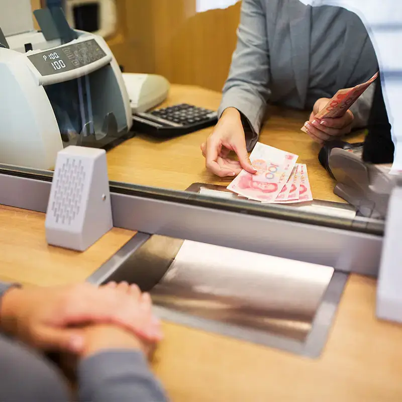people-withdrawal-saving-finance-concept-clerk-counting-cash-money-customer-bank-office-currency-exchanger
