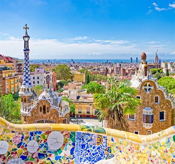 Barcelona gorgeous and amazing park guel