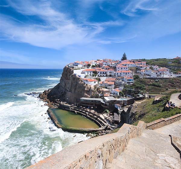 Landscape of azenhas do mar portugal