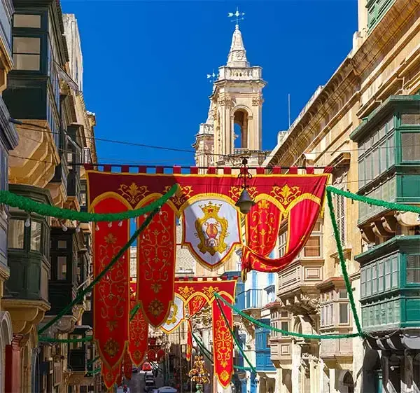 St Augustine Feast of Valletta, Malta