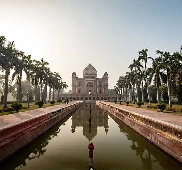 View of the Safdarjung's Tomb in New Delhi, India