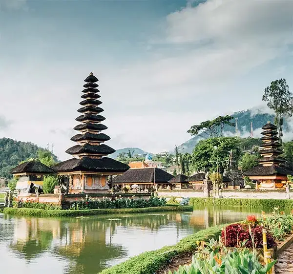 bali pagoda , indonesia
