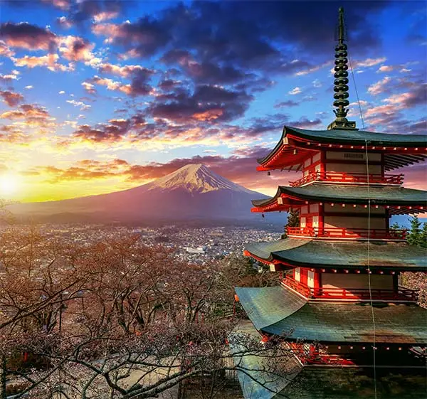 chureito-pagoda-fuji-mountain-sunset-japan