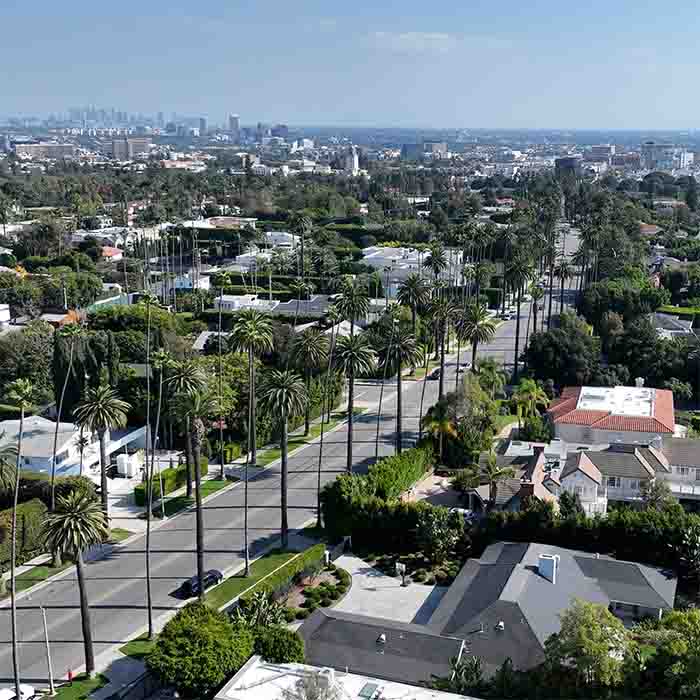 Beverly Hills At Los Angeles In California United States