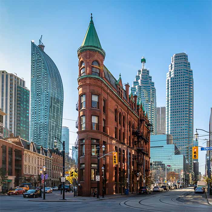 Building in downtown Toronto - Ontario, Canada