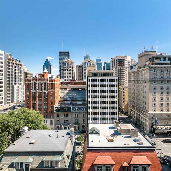 Montreal, Quebec, Canada city and street views