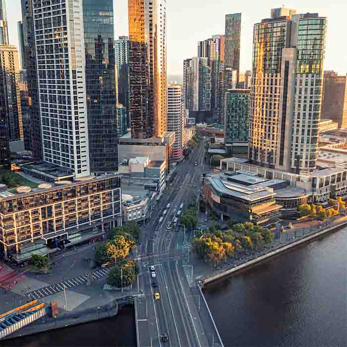 Panorama City Melbourne From High Point. Australia