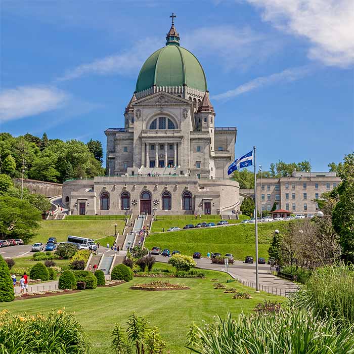 Saint Joseph's Oratory of Mount Royal located in Montreal is Canada's largest church