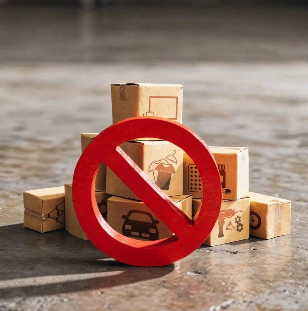 Restricted items when moving home internationally