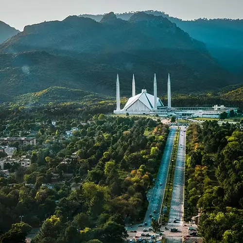 View of Sunehri Masjid,located at Sunehri masjid road Peshawar, Pakistan.
