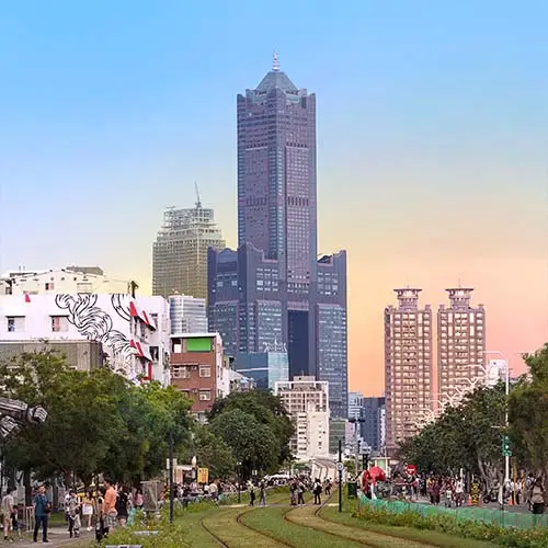 Kaohsiung landmark tower Taiwan