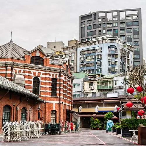 The Red House in Ximending, Taipei, Taiwan